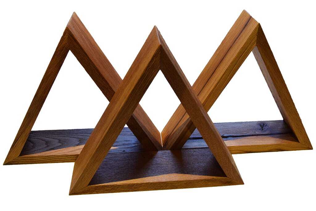 Altholz Triangle | Wandregal 9 Altholz Triangle | Wandregal – Bild 9