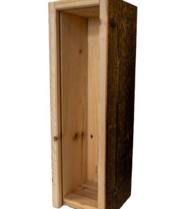 Alternative view of Altholz Weinkiste mit individueller Gravur